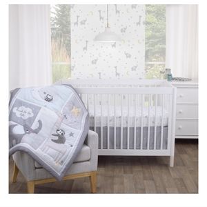 Parent's Choice 3pc Nursery Set Crib Set Over the Moon Animals/Celestial